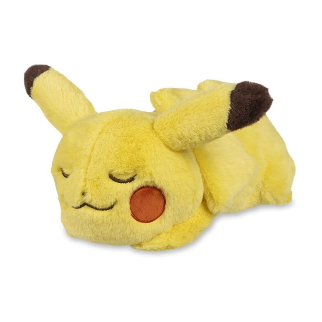 01592c66-3fe7-5c2a-990b-e805df6fefc3-1024x1024-1.jpg Relaxing Pikachu Plush – 12 ¼ In. - Image 1