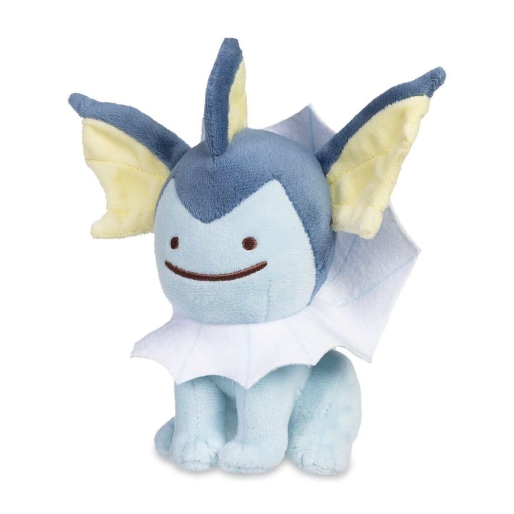 051b846d-da4f-5d9d-abef-3640d4b8ed39-1024x1024-1.jpg Ditto As Vaporeon Plush – 6 ½ In. - Image 1