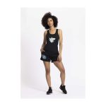 Pikachu Neon Pokémon Active Black, Green & Blue Performance Tank Top – Women - Image 3