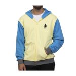 Lucario Themed French Terry Zip-Up Hoodie – Adult