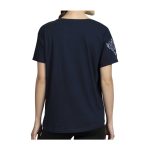 Butterfree, Parasect & Leafeon Pokémon Nature: Spring Navy Crew Neck T-Shirt – Women - Image 2