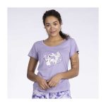 Pikachu & Sylveon Lavender Crew Neck T-Shirt – Women - Image 3