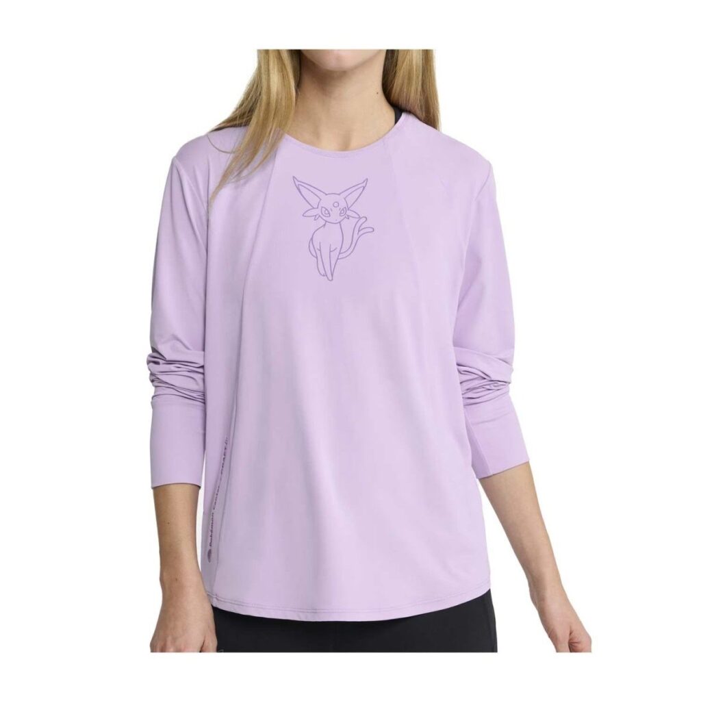 0f9d71e0-25e3-5421-a516-b449d5b37131-1024x1024-1.jpg Pokémon Center × Craft: Espeon Lavender Long-Sleeve T-Shirt – Women - Image 1
