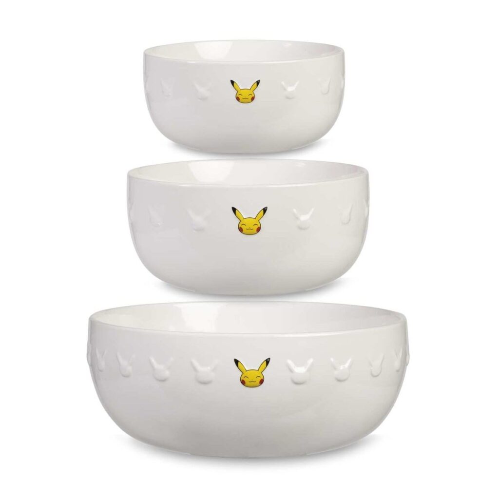 127adec7-b2f5-56a7-af57-089b78bd0c96-1024x1024-1.jpg Pikachu Kitchen Ceramic Mixing Bowls (3-Piece) - Image 1