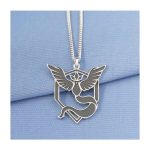 Pokémon Center × RockLove: Pokémon GO Team Mystic Sterling Silver Pendant Necklace - Image 5
