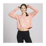 Eevee Pokémon Nature: Fall Pink Heavyweight Crop Long-Sleeve Shirt – Women - Image 5