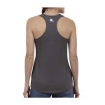 Espeon & Umbreon Summer Fun Dark Gray Fitted Racerback Tank Top – Women - Image 2