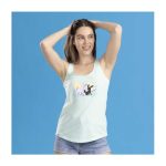 Espeon & Umbreon Summer Fun Light Green Fitted Racerback Tank Top – Women - Image 4