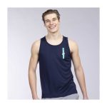 Pikachu Pokémon Active Navy Performance Tank Top – Men - Image 5
