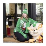 Psyduck Holiday Green Knit Sweater – Adult - Image 6