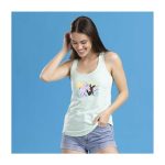 Espeon & Umbreon Summer Fun Light Green Fitted Racerback Tank Top – Women - Image 3