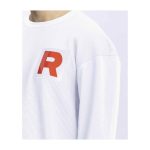 Team Rocket HQ Collection White Relaxed Fit Long-Sleeve T-Shirt – Adult - Image 4