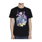 Steven Stone Pokémon Trainers Black Relaxed Fit Crew Neck T-Shirt – Adult