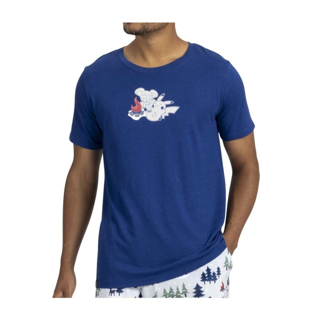 3460f6f7-7b98-554f-857f-54865dee34f5-1024x1024-1.jpg Cozy Campfire Friends T-Shirt – Men - Image 1