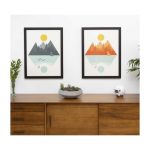 Lapras Mountains Black Framed Wall Art - Image 4