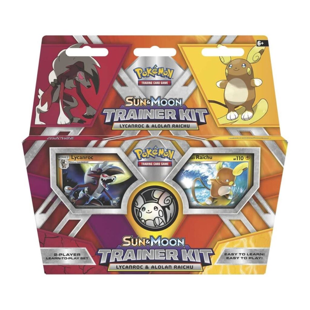 35b6b42e-f202-5c7f-a0f6-39a661675b5d-1024x1024-1.jpg Pokémon TCG: Sun & Moon Trainer Kit (Alolan Raichu & Lycanroc) - Image 1