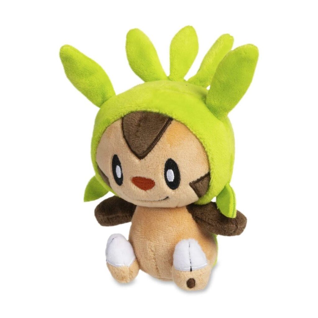 3886165c-bc50-5c2e-baf6-8b2a7c9d20fb-1024x1024-1.jpg Chespin Sitting Cuties Plush – 5 ¾ In. - Image 1