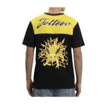 Eevee Evolutions: Jolteon Notch Neck T-Shirt – Men - Image 2