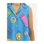 Pokémon Tropical Pikachu & Friends Pool Party Sleeveless Tropical Shirt – Women - Image 4