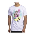 Gloria Pokémon Trainers White Relaxed Fit Crew Neck T-Shirt – Adult