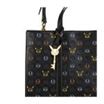 Pokémon Center × Fossil: Kanto First Partners Black Leather Carmen Shopper Bag - Image 6