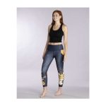Dedenne & Mimikyu Black 7/8 Length Leggings – Adult - Image 5