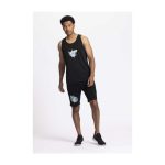 Pikachu Neon Pokémon Active Black, Green & Blue Performance Tank Top – Men - Image 5