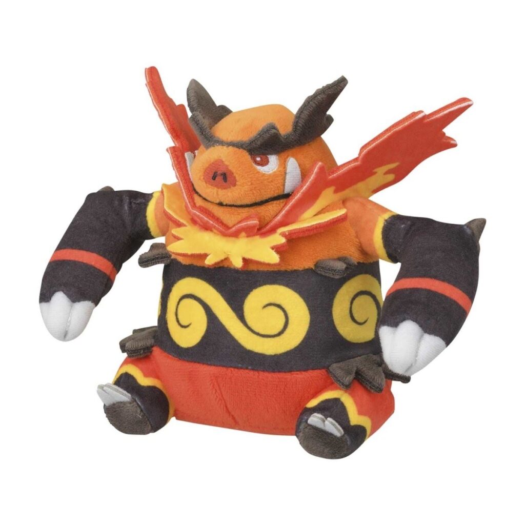 487da877-3f57-56f7-81b2-b2bd7d39167a-1024x1024-1.jpg Emboar Sitting Cuties Plush – 6 In. - Image 1