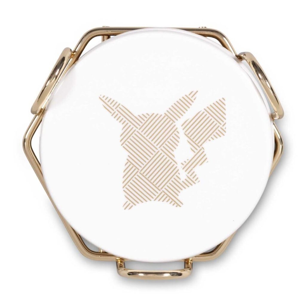 49e43fb1-faa1-5b49-9ca5-f0569ac017b3-1024x1024-1.jpg Pikachu White Coasters (4-Pack) - Image 1