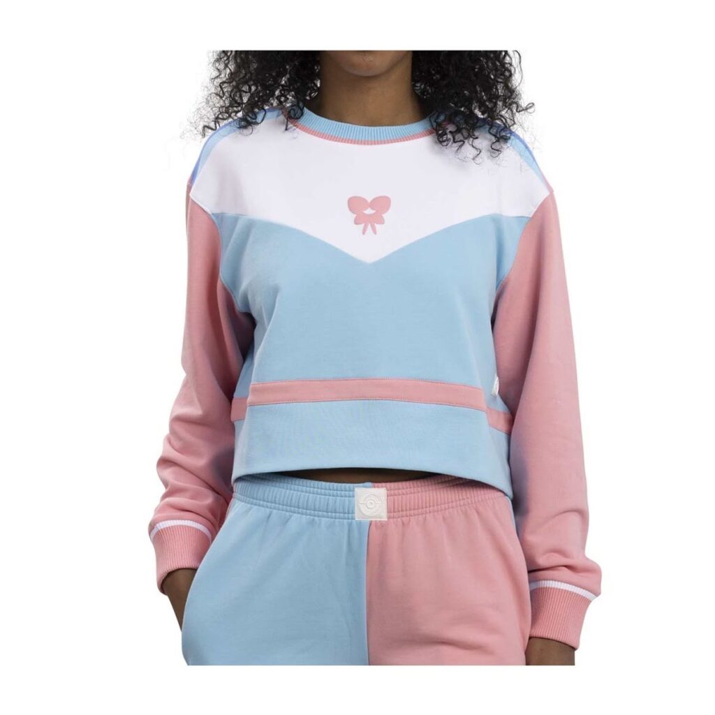 4b0b3f2f-8bf0-5f43-a998-dbf1a5d5d0dd-1024x1024-1.jpg Eevee Evolutions: Sylveon Crop Sweatshirt – Women - Image 1