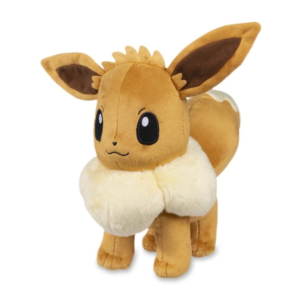 4b4efebb-4be5-572e-8af8-3e5fc845729a-1024x1024-1.jpg Eevee Poké Plush – 11 ¾ In. - Image 1