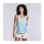 Pikachu & Sylveon Friendship Light Blue Tank Top – Women - Image 3