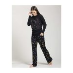 Pikachu & Yamper Electric Pals Black Sleep Pants – Women - Image 5