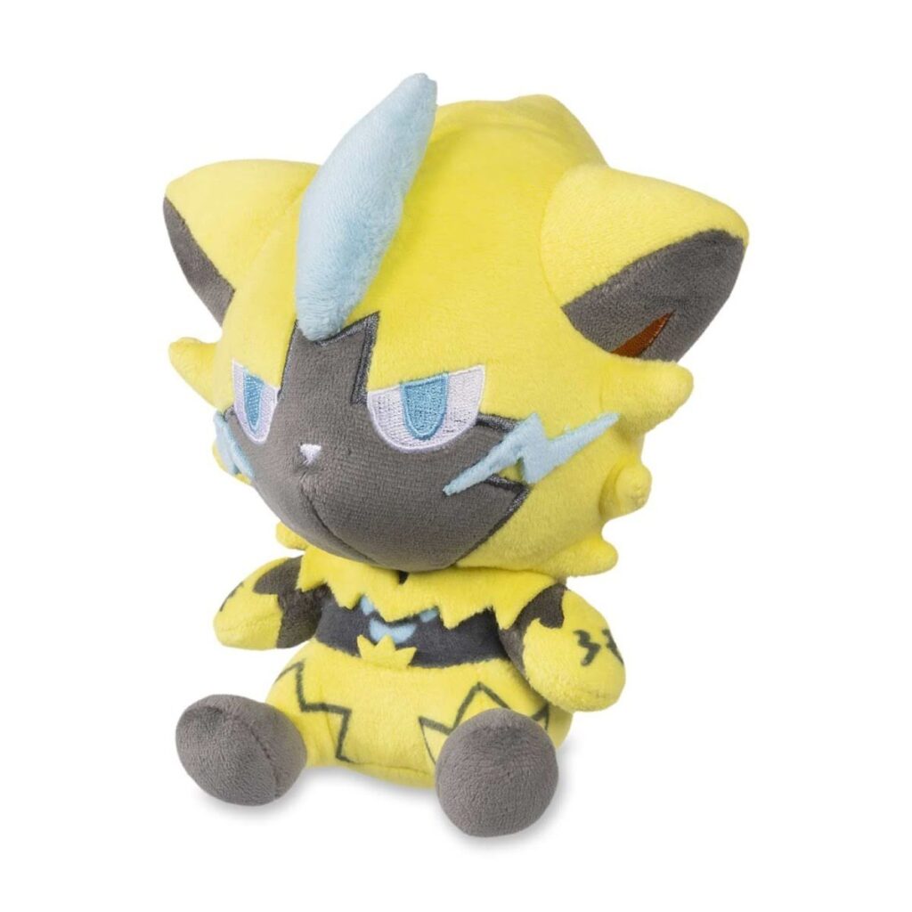 5ee2aa01-79c8-54be-bc83-98beb402efc2-1024x1024-1.jpg Zeraora Pokémon Dolls Plush – 6 ¾ In. - Image 1