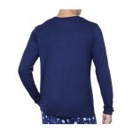Pikachu Blue Relaxed Fit Crew Neck Long-Sleeve T-Shirt – Men - Image 2