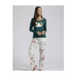 Wintergreen Snorlax Scoop Neck Long-Sleeve T-Shirt – Women - Image 4
