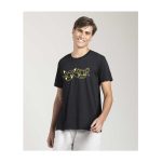 Pikachu & Yamper Electric Pals Black Relaxed Fit Crew Neck T-Shirt – Men - Image 5