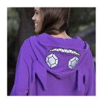 Sableye Themed French Terry Zip-Up Hoodie – Adult - Image 4
