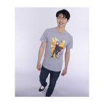 Lance Pokémon Trainers Heather Gray Relaxed Fit Crew Neck T-Shirt – Adult - Image 3