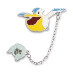 Pelipper with Damp Rock Pokémon Held Item Pin