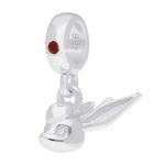 Pokémon Jewelry – Charms: Flareon Sterling Silver Dangle Charm - Image 2