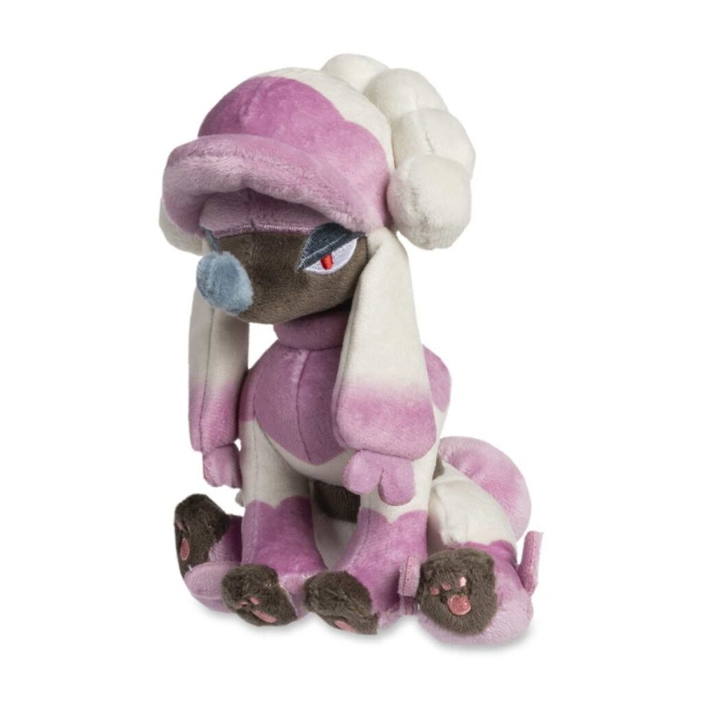 6d5bae6c-573c-5ee8-bc19-736901b39500-1024x1024-1.jpg Furfrou (Matron Trim) Sitting Cuties Plush – 6 ¼ In. - Image 1