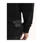 Pokémon GO Teams: Team Mystic Embroidered Black Fitted Pullover Hoodie – Adult - Image 5
