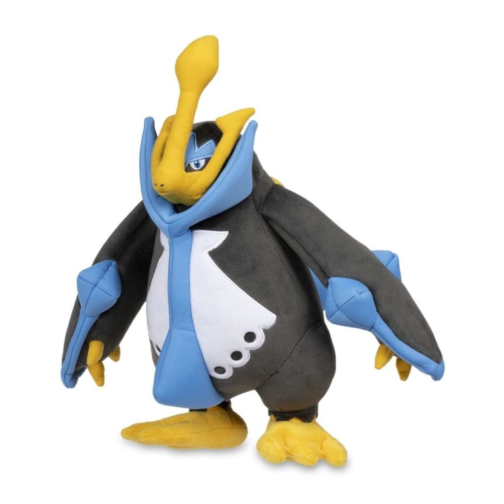 70fe51c7-61e6-5c2d-a46c-91371348757d-1024x1024-1.jpg Empoleon Poké Plush – 13 ¼ In. - Image 1