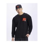 Team Rocket HQ Collection Black Relaxed Fit Long-Sleeve T-Shirt – Adult - Image 3