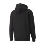 PUMA × Pokémon: Pikachu Puma Black Fleece Pullover Hoodie – Adult - Image 2