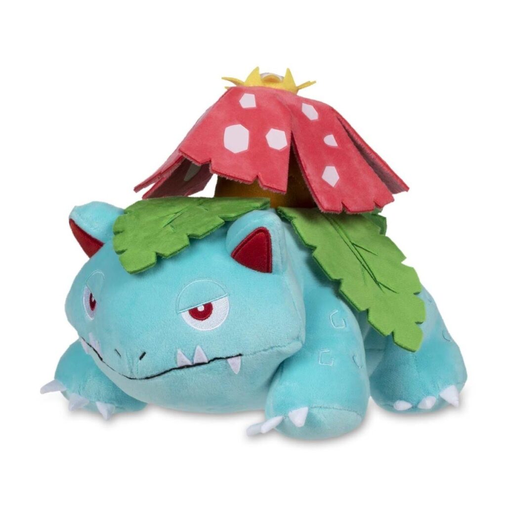 7b6f40f9-588c-53e8-91da-f1830eb496a7-1024x1024-1.jpg Venusaur Poké Plush – 11 In. - Image 1