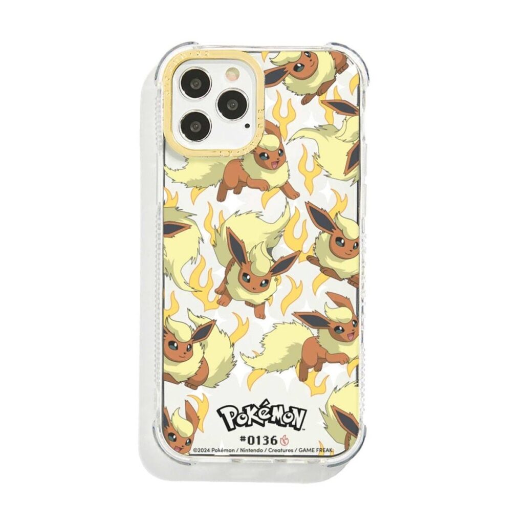 85f78596-a69d-5ec2-9a39-e7122591109b-1024x1024-1.jpg Pokémon × Skinnydip: #0136 Flareon Shock Case for iPhone - Image 1