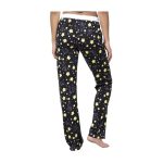 Pikachu & Teddiursa Black & Yellow Lounge Pants – Women - Image 2