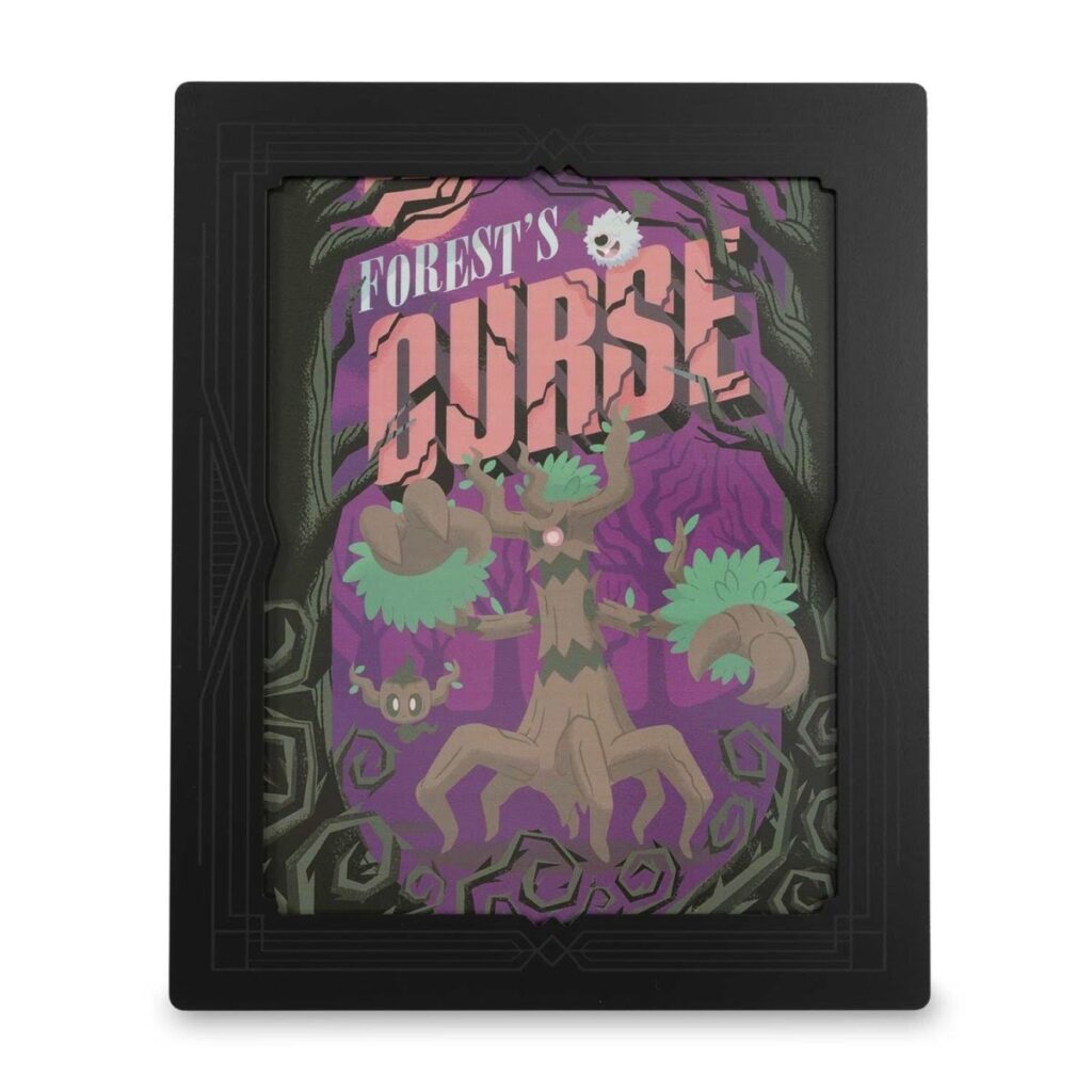 8735e6ea-2bff-50bf-9632-c00ba99999f5-1024x1024-1.jpg Trevenant Cinema Scares Metal Wall Art - Image 1